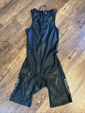 Men’s Orca Black Sleeveless Tri Suit